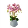 Dekorace muréna - orchidej - fialová - 83 cm