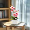 Umělá rostlina dekorace – orchidej – 3 druhy – 37 cm