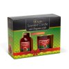 Sada vonné svíčky a tyčinky – jablko &amp;amp;amp; skořice – 120 g + 100 ml