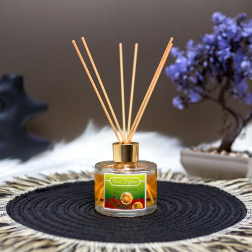 Aromatický difuzér s tyčinkami – „vánoční koření“ – 100 ml