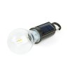 Závěsná solární lampa – tvar žárovky – USB-C – 100 lumenů – 400 mAh