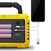 Multifunkční ruční lampa – solární panel, USB-C – 6 režimů svícení, 8 LED, 3600 mAh