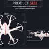 Dron 2,4 GHz, s dálkovým ovládáním, LED osvětlením X800