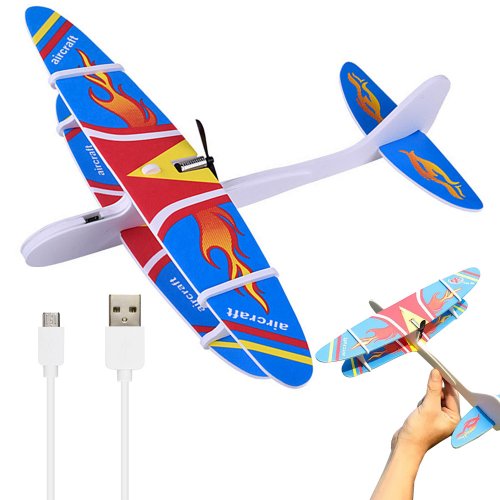 Pěnový kluzák, letadlo s USB nabíječkou
