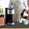PC gumová rychleschnoucí podložka pod kávovar – absorpční, protiskluzová, multifunkční ochrana pracovní desky do kuchyně, koupelny a pod espresso stroje