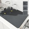 PC gumová rychleschnoucí podložka pod kávovar – absorpční, protiskluzová, multifunkční ochrana pracovní desky do kuchyně, koupelny a pod espresso stroje