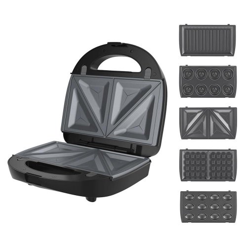 WinningStar – Nepřilnavý sendvičovač 5 v 1 – 750 W