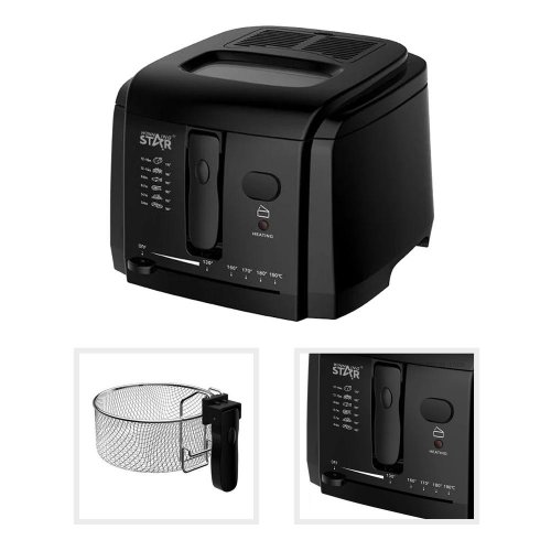 WinningStar – Fritéza – 3 l – 1600 W – černá