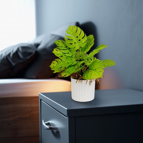 Dekorace z umělých rostlin – monstera – 22 x 8,5 cm