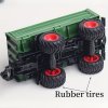 Realistický traktor s přívěsem 42 cm