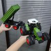 Realistický traktor s přívěsem 42 cm