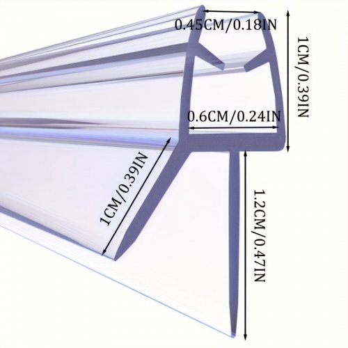 Silikonové těsnění na sprchové dveře – 89,99 cm