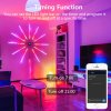 Bluetooth LED pás ovladatelný z telefonu, ohňostroj