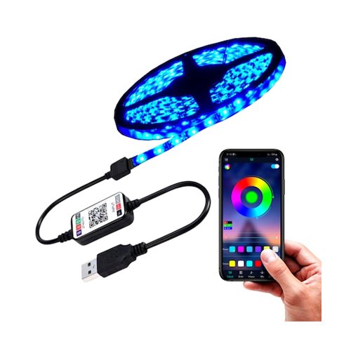 LED pás ovladatelný z telefonu