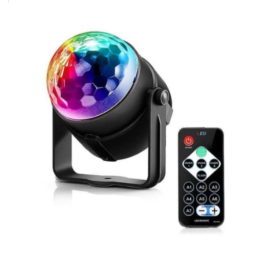 Mini LED disco světlo, s dálkovým ovládáním