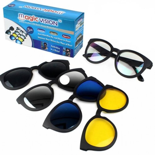 Magic Vision - magnetické brýle 5 v 1