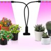 Dvouramenná LED lampa pro růst rostlin