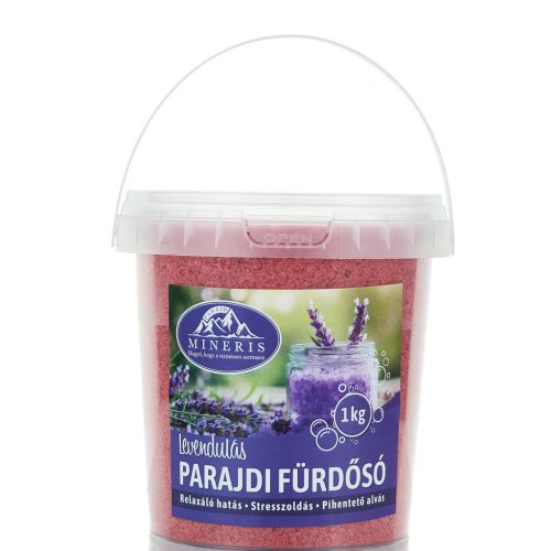 Mineris Koupelová sůl z Parajdu s levandulí – 1 kg