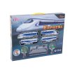 Expresní železnice – se železniční stanicí – na baterie – 4 typy tratí