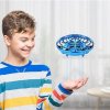 UFO dron létající dětská hračka – s LED světlem, na baterii – 11 x 11 x 4 cm