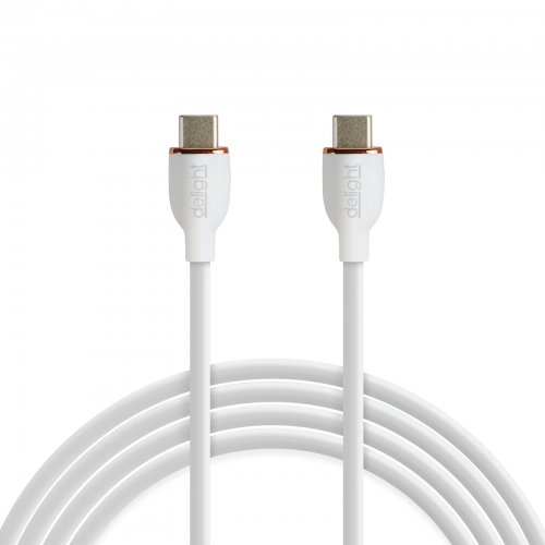 Datový kabel – Type-C / Type-C – bílý – 1 m – 3 A – 60 W