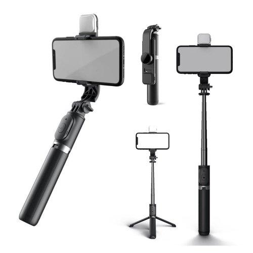 Přenosná Bluetooth selfie tyč se stativem