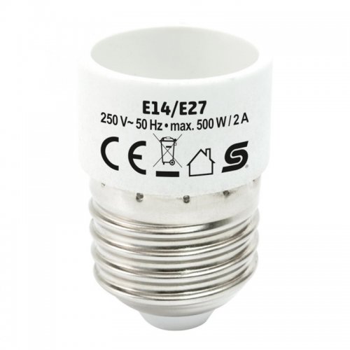 Adaptér na objímku Home E14/E27, max. 2 A