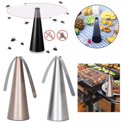 Odpuzovač hmyzu ventilátor stříbrný/zlatý