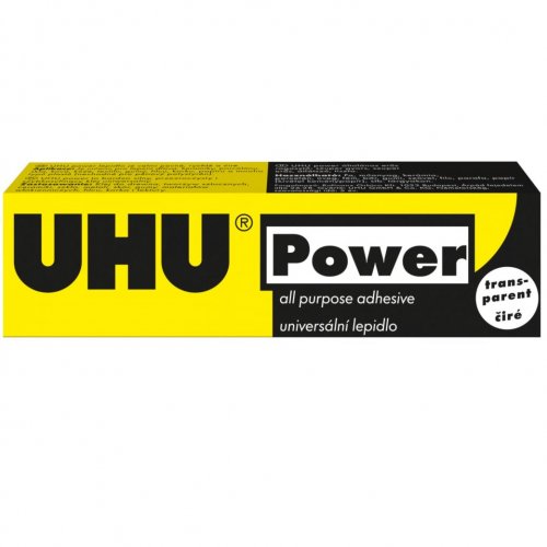 Univerzální transparentní lepidlo UHU POWER TRANSPARENT 45 g