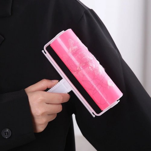 Omyvatelný váleček na odstraňování chlupů – růžový