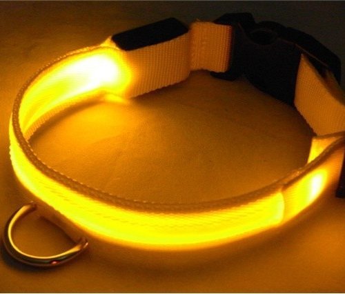 LED obojek Žlutý M
