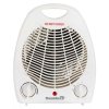 Elektrický topný ventilátor – 1800–2000 W – bílý