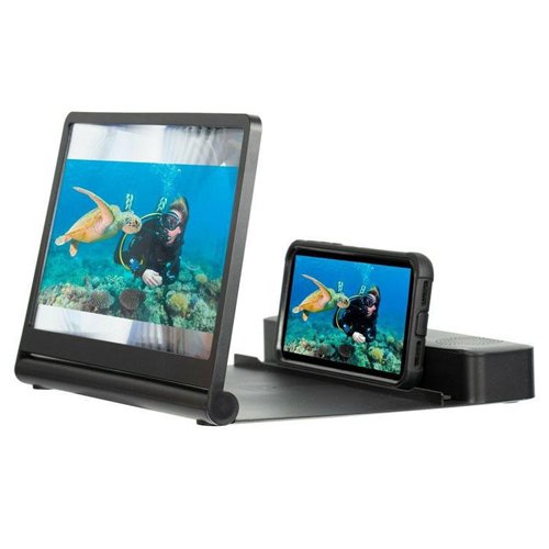 Bluetooth zvětšovací sklo na displeji mobilního telefonu