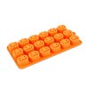 Halloweenská forma na led, silikonová – 18 ks dýní – 21 x 11 cm