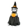 Halloweenová dekorace - duch, kočka, dýňová hlava - 21 cm