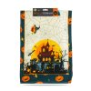 Halloweenská dekorace – ubrus na stůl – s halloweenskými motivy – 184 x 33 cm