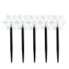 Vánoční lampa – 5 LED – ledový krystal – 34,5 cm – teplá bílá – 3 x AA