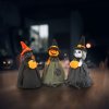 Halloweenová dekorace - duch, kočka, dýňová hlava - 21 cm