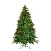 Umělý stromek – 210 cm – PE / PVC – s červenými bobulemi