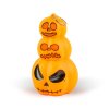 Halloweenská světelná dekorace - dýně - teplá bílá LED - 12 x 7,5 cm - 3 x LR1130