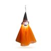 Halloweenová osvětlená dekorace – dýně – závěsná – RGB LED – 70 x 50 cm