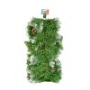 Sněhově zelený smrkový girland - 200 cm - PVC