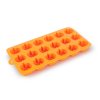 Halloweenská forma na led, silikonová – 18 ks dýní – 21 x 11 cm