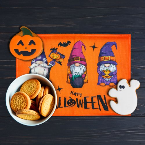 Halloween dekorace - podložka pod talíř - skřítek - 46 x 32,5 cm