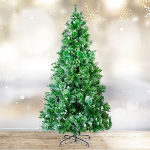 Umělý stromek – 210 cm – PVC – zasněžený