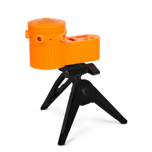 Mini laserová vodováha se stativem – 105 x 50 x 60 mm – 3 x AG13