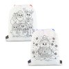 Vybarvovací vak na přezůvky – se 4 fixy – 33 x 27 cm – 2 druhy