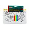 Vybarvovací penál – se 4 fixy – 21 x 12 cm – 2 druhy