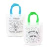 Dárková taška na vybarvení – se 4 fixy – 24 x 22 cm – 2 druhy
