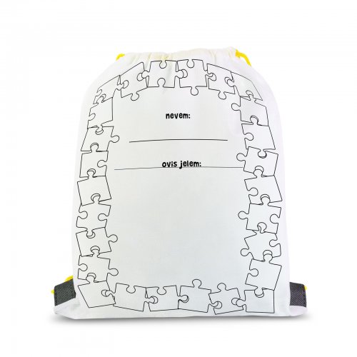 Vybarvovací vak na přezůvky – se 4 fixy – 33 x 27 cm